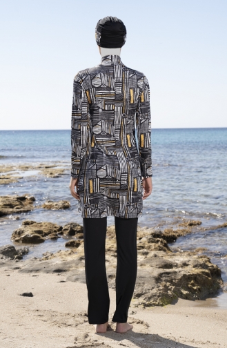 Black Modest Swimwear 23904-02