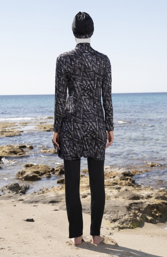 Black Modest Swimwear 23906-02