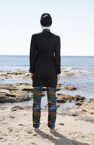 Black Modest Swimwear 23909-01