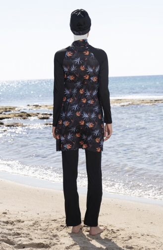 Black Modest Swimwear 23915-01