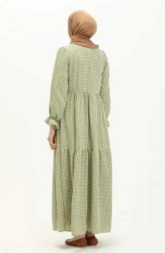 Karomusterkleid 24Y8964-02 Khaki 24Y8964-02