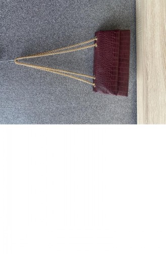 Weinrot Schultertasche 4186