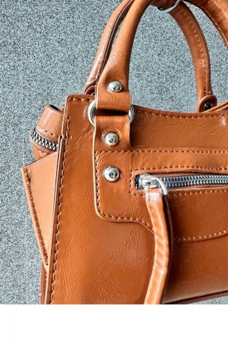 Ziegelrot Portfolio Handtasche 5636