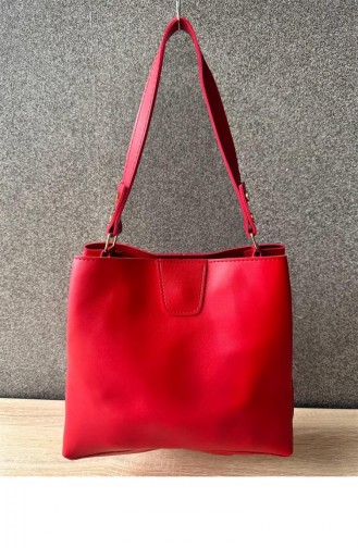 Rot Schultertasche 5643