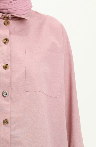 Pocketed Shirt 11217-02 Dusty Rose 11217-02