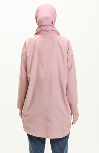 Pocketed Shirt 11217-02 Dusty Rose 11217-02