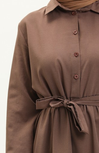 Braun Hijab Kleider 5245