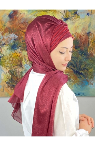 Turban Pret-a-Porter Bordeaux 4YDSAL1-10