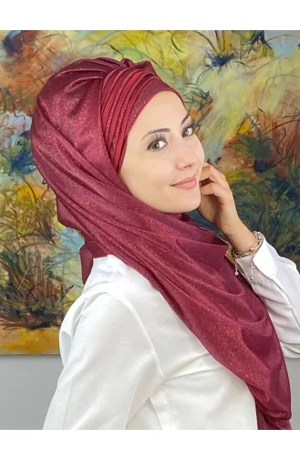 Weinrot Praktischer Turban 4YDSAL1-10