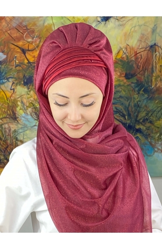 Turban Pret-a-Porter Bordeaux 4YDSAL1-10