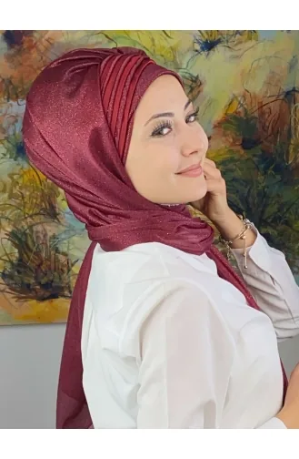 Weinrot Praktischer Turban 4YDSAL1-10
