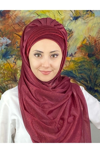Turban Pret-a-Porter Bordeaux 4YDSAL1-10