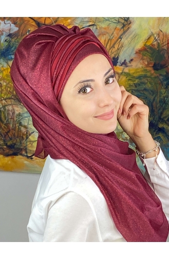 Turban Pret-a-Porter Bordeaux 4YDSAL1-10