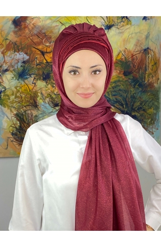 Turban Pret-a-Porter Bordeaux 4YDSAL1-10