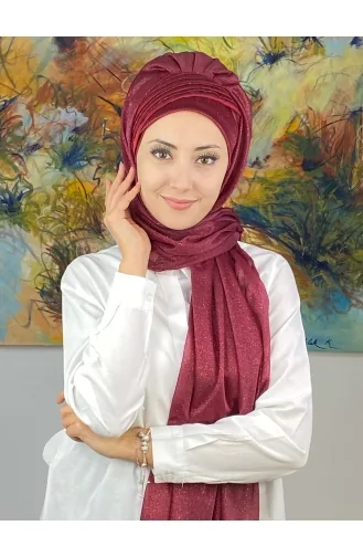 Weinrot Praktischer Turban 4YDSAL1-10