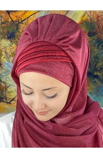 Weinrot Praktischer Turban 4YDSAL1-10