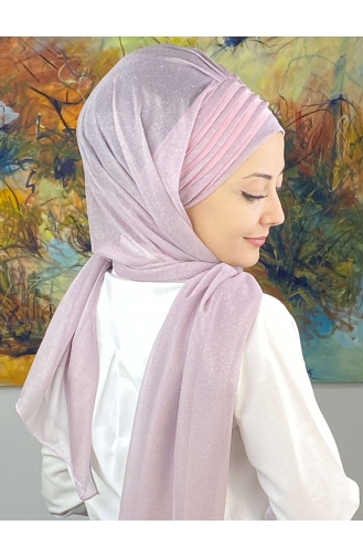 Light Lilac Ready to Wear Turban 4YDSAL1-01