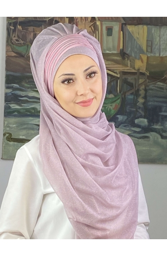 Light Lilac Ready to Wear Turban 4YDSAL1-01