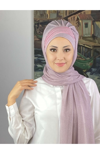 Light Lilac Ready to wear Turban 4YDSAL1-01