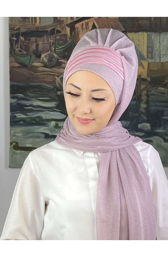 Light Lilac Ready to Wear Turban 4YDSAL1-01