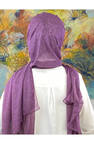 Dunkelviolett Praktischer Turban 4YDSAL1-04