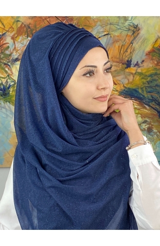 Turban Pret-a-Porter Bleu Marine 4YDSAL1-06