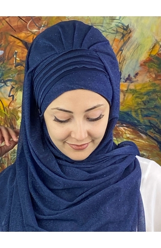 Turban Pret-a-Porter Bleu Marine 4YDSAL1-06