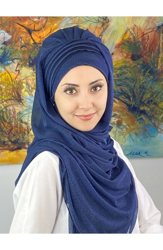 Turban Pret-a-Porter Bleu Marine 4YDSAL1-06