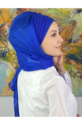 Saks-Blau Praktischer Turban 4YDSAL1-07