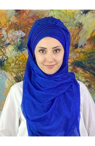 Turban Pret-a-Porter Blue roi 4YDSAL1-07