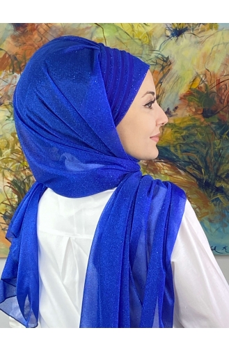 Saks-Blau Praktischer Turban 4YDSAL1-07