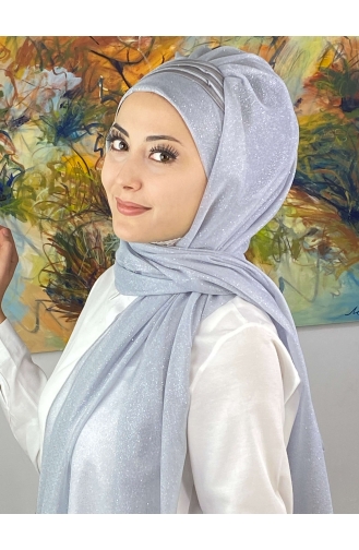 Light Gray Ready to Wear Turban 4YDSAL1-08