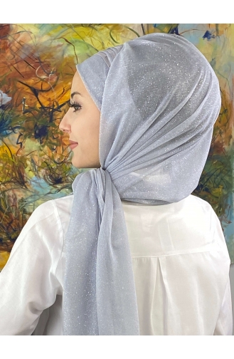Light Gray Ready to Wear Turban 4YDSAL1-08