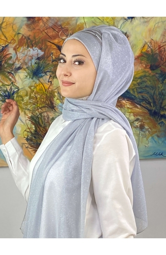 Light Gray Ready to Wear Turban 4YDSAL1-08