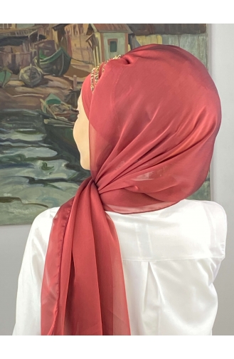 Claret Red Ready to Wear Turban 4YDSAL27-15