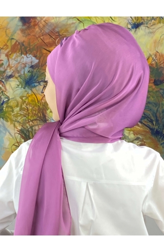 Saray Model Simli Drapeli Fransız Şifon Hazır Şal SBT4YDSAL27-02 Leylak Rengi