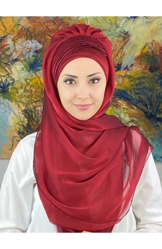 Turban Pret-a-Porter Bordeaux 4YDSAL27-04