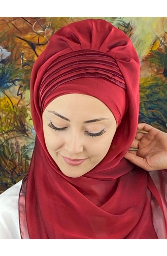 Turban Pret-a-Porter Bordeaux 4YDSAL27-04