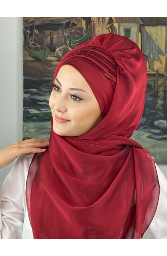 Turban Pret-a-Porter Bordeaux 4YDSAL27-04