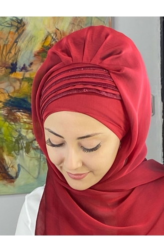 Turban Pret-a-Porter Bordeaux 4YDSAL27-04