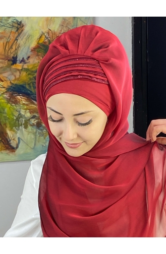 Turban Pret-a-Porter Bordeaux 4YDSAL27-04