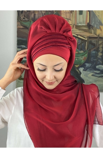 Turban Pret-a-Porter Bordeaux 4YDSAL27-04