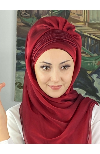 Turban Pret-a-Porter Bordeaux 4YDSAL27-04