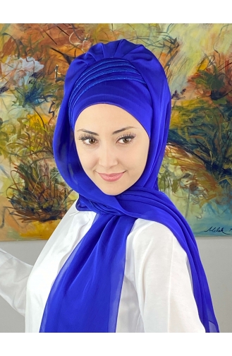 Turban Pret-a-Porter Blue roi 4YDSAL27-05