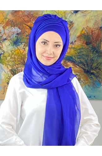 Saxon blue Ready to wear Turban 4YDSAL27-05