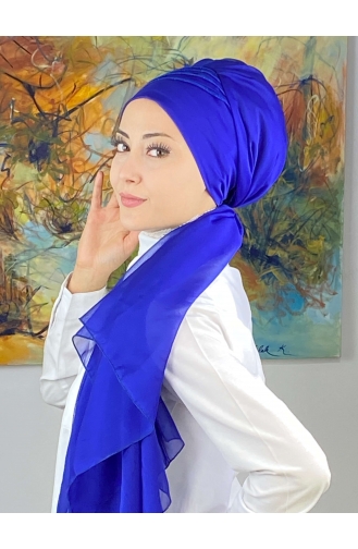 Saxon blue Ready to wear Turban 4YDSAL27-05