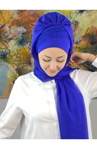 Turban Pret-a-Porter Blue roi 4YDSAL27-05