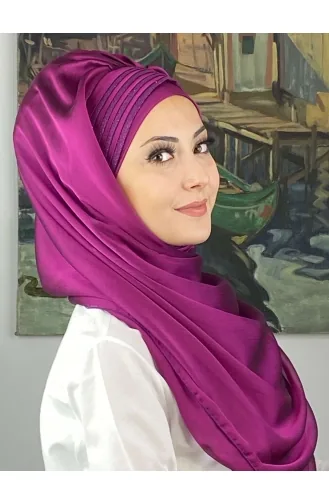 Turban Pret-a-Porter Fushia 4YDSAL27-07