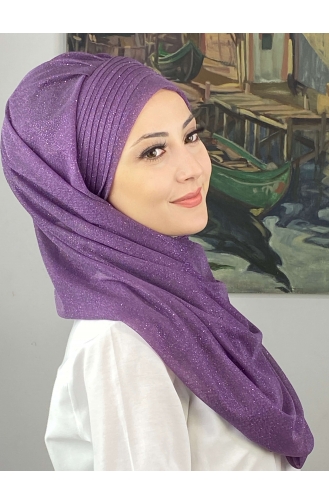 Mauve Ready to wear Turban 4YDSAL42-01