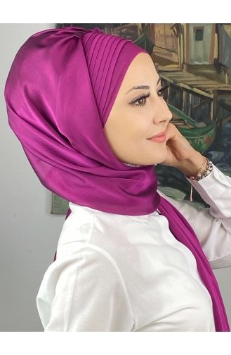 Fuchsia Ready to Wear Turban 4YDSAL15-10